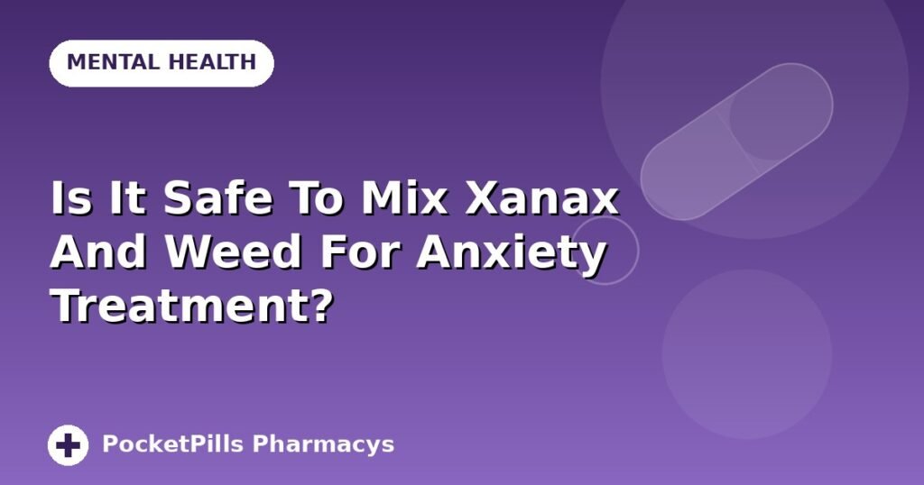 Is It Safe To Mix Xanax And Weed For Anxiety Treatment?