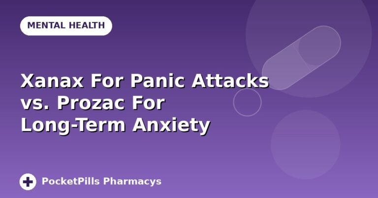 Xanax For Panic Attacks vs. Prozac For Long-Term Anxiety