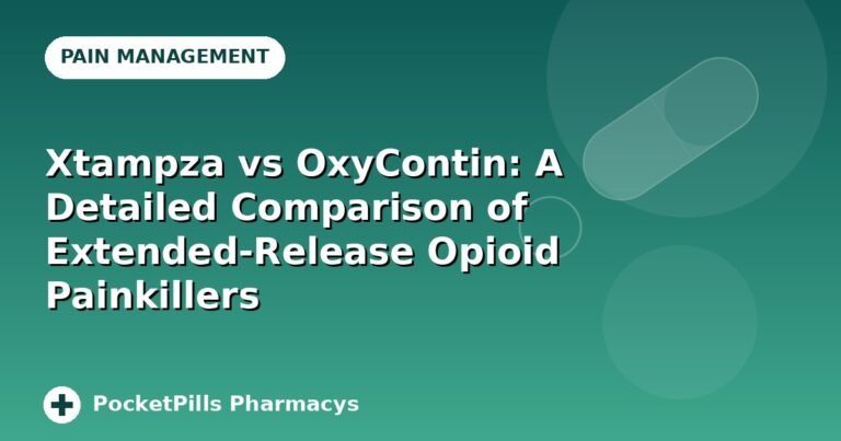 Xtampza vs OxyContin: A Detailed Comparison of Extended-Release Opioid Painkillers